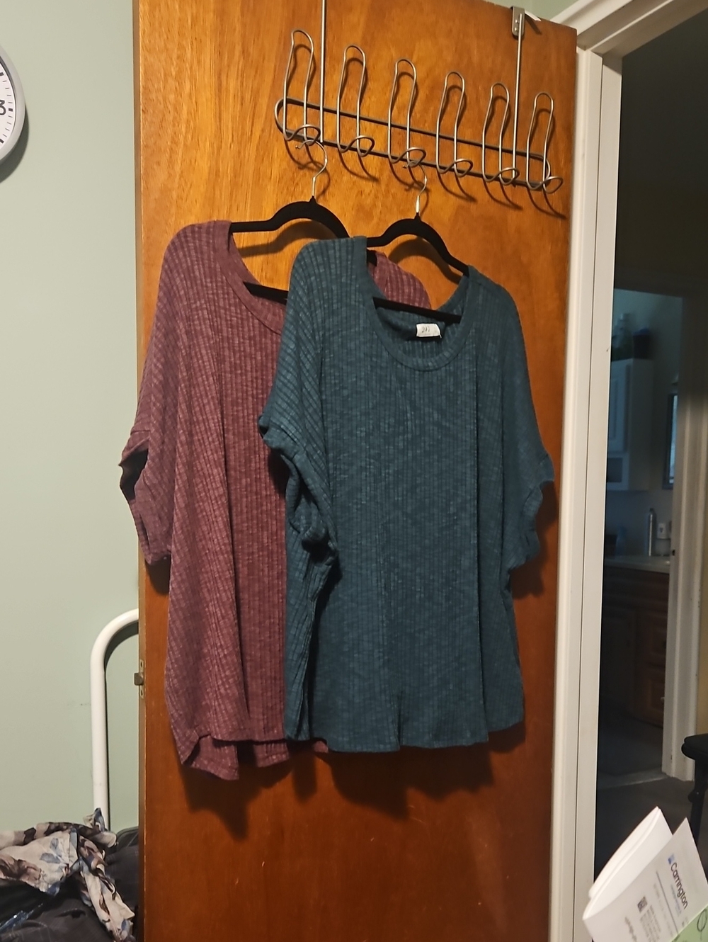 Set Of 2 Maurices 24/7 Women's Ribbed Tops